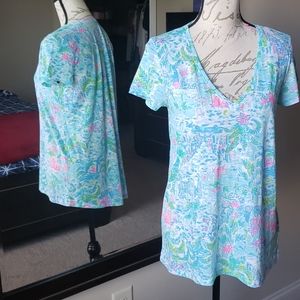 NWT Lilly Pulitzer T shirt multicolored
